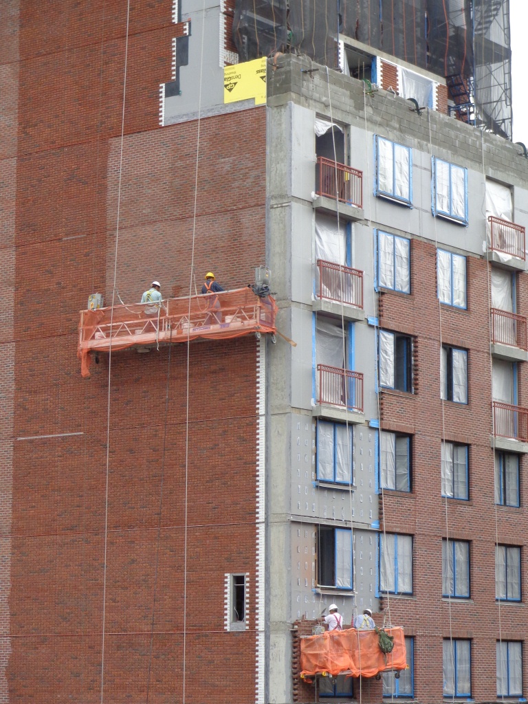 Facade inspection of a New York City building